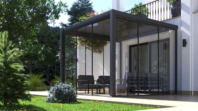 3.0m x 3.0m Duvar Montajlı 